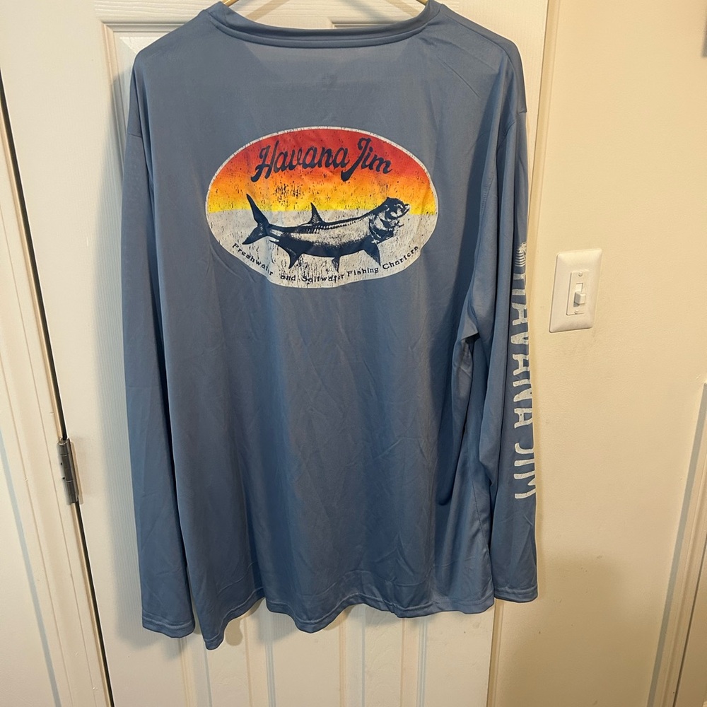 NWT Havana Jim Men’s Long Sleeve UPF Shirt. NEVER WORN - Picture 4 of 7